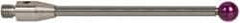 Renishaw - 0.1575 Inch Ball Diameter, Carbide Stem, M3 Thread, Ruby Point Ball Tip CMM Stylus - 1.811 Inch Working Length, 0.0787 Inch Stem Diameter, 1.9685 Inch Overall Length - Americas Tooling