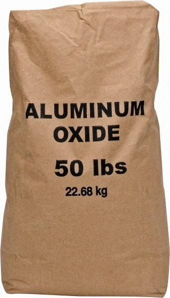 Made in USA - Medium Grade Angular Aluminum Oxide - 120 Grit, 9 Max Hardness, 50 Lb Box - Americas Tooling