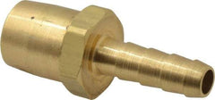 Acme - Closed Check Brass Air Chuck - Straight Push On Chuck, 1/4 Barbed - Americas Tooling