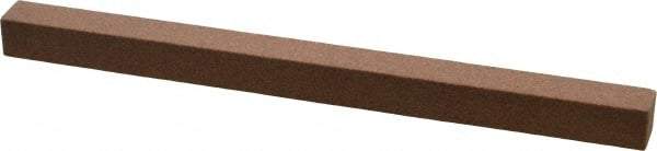 Norton - 4" Long x 1/4" Wide x 1/4" Thick, Aluminum Oxide Sharpening Stone - Square - Americas Tooling