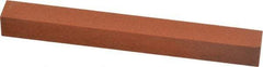 Norton - 4" Long x 3/8" Wide x 3/8" Thick, Aluminum Oxide Sharpening Stone - Square - Americas Tooling