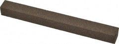 Norton - 4" Long x 3/8" Wide x 3/8" Thick, Aluminum Oxide Sharpening Stone - Square - Americas Tooling