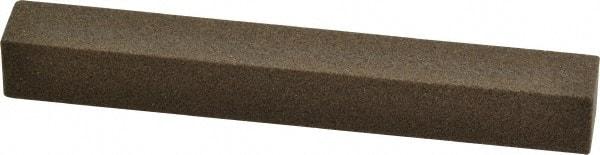 Norton - 4" Long x 1/2" Wide x 1/2" Thick, Aluminum Oxide Sharpening Stone - Square - Americas Tooling