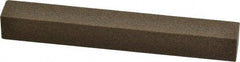 Norton - 4" Long x 1/2" Wide x 1/2" Thick, Aluminum Oxide Sharpening Stone - Square - Americas Tooling