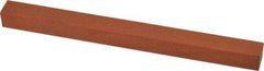 Norton - 6" Long x 1/2" Wide x 1/2" Thick, Aluminum Oxide Sharpening Stone - Square, Fine Grade - Americas Tooling