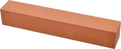 Norton - 6" Long x 1" Wide x 1" Thick, Aluminum Oxide Sharpening Stone - Square, Fine Grade - Americas Tooling