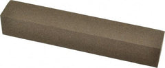 Norton - 6" Long x 1" Wide x 1" Thick, Aluminum Oxide Sharpening Stone - Square, Coarse Grade - Americas Tooling