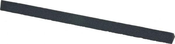 Norton - 4" Long x 1/4" Wide x 1/4" Thick, Silicon Carbide Sharpening Stone - Triangle, Fine Grade - Americas Tooling