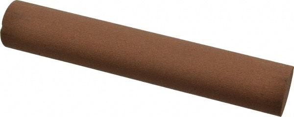 Norton - 6" Long x 1" Diam x 1" Thick, Aluminum Oxide Sharpening Stone - Round, Medium Grade - Americas Tooling