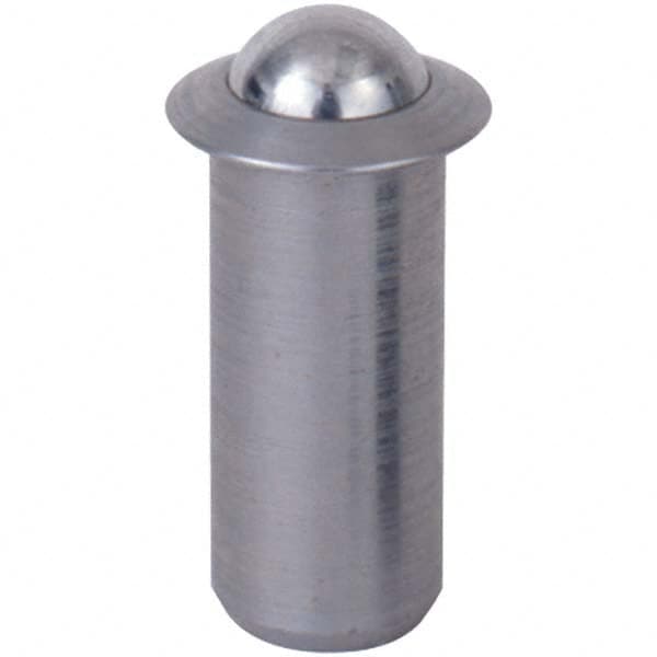 TE-CO - Press-Fit Ball Plungers Body Diameter (Decimal Inch): 0.5000 Body Length (Decimal Inch): 1.2180 - Americas Tooling