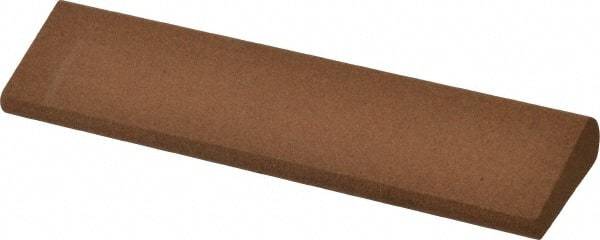 Norton - 4" Long x 1" Diam x 7/16" Thick, Aluminum Oxide Sharpening Stone - Round, Medium Grade - Americas Tooling