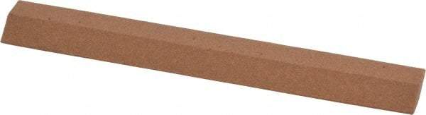 Norton - 4" Long x 9/16" Wide x 3/16" Thick, Aluminum Oxide Sharpening Stone - Diamond, Medium Grade - Americas Tooling