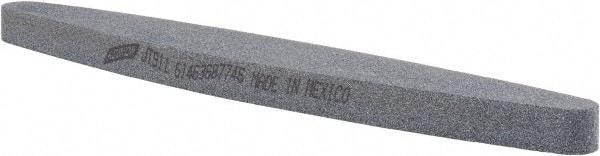 Norton - 9-1/2" Long x 1-3/8" Wide x 1/2" Thick, Silicon Carbide Sharpening Stone - Rectangle - Americas Tooling