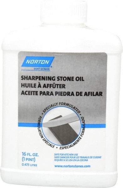 Norton - Sharpening Stone Oil Container Size Range: 16 oz. - 31.9 oz. Food Grade: NonFoodGrade - Americas Tooling