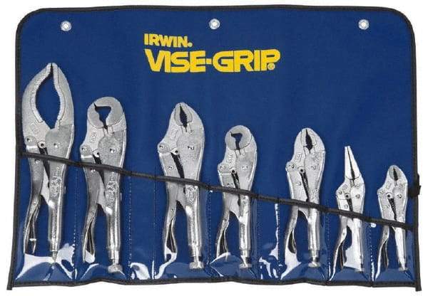 Irwin - 7 Piece Locking Plier Set - Comes in Kit Bag - Americas Tooling