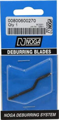 Noga - 1/8" Max Head Diam Countersink Blade - High Speed Steel, Right Handed Blade, Compatible with NogaGrip-1 Handle, RotoDrive Holder, for Hole Inner Surface & Outer Edge - Americas Tooling