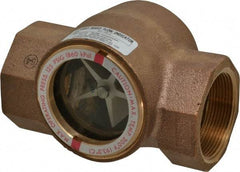 Dwyer - 2 Inch, Bronze Body Sight Flow Indicator - 125 Max psi, 5-11/16 Inch Overall Length, 200°F - Americas Tooling