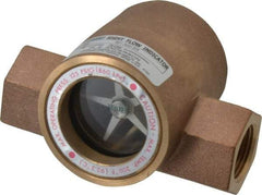 Dwyer - 3/4 Inch, Bronze Body Sight Flow Indicator - 125 Max psi, 4-1/16 Inch Overall Length, 200°F - Americas Tooling