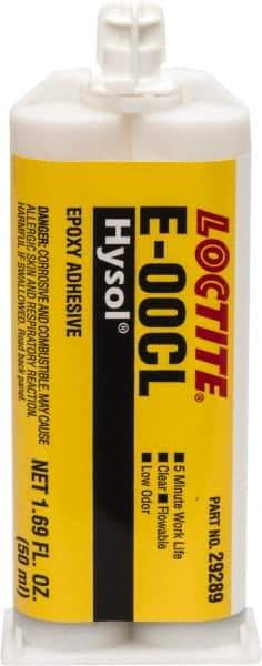 Loctite - 50 mL Cartridge Two Part Epoxy - 20 min Working Time, Series E-00CL - Americas Tooling