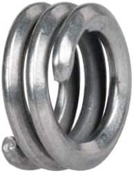 Heli-Coil - #6-32 UNC, 0.138" OAL, Free Running Helical Insert - 2-3/4 Free Coils, Tangless, 304 Stainless Steel, Bright Finish, 1D Insert Length - Americas Tooling