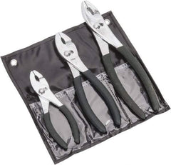 Value Collection - 3 Piece Slip Joint Plier Set - Comes in Plastic Pouch - Americas Tooling