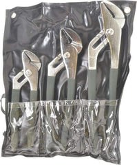 Value Collection - 3 Piece Tongue & Groove Plier Set - Comes in Plastic Pouch - Americas Tooling