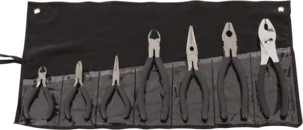 Value Collection - 7 Piece Plier Set - Comes in Plastic Pouch - Americas Tooling