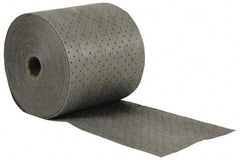 Brady SPC Sorbents - 20 Gal Capacity per Package, Universal Roll - 150' Long x 15" Wide, Gray, Polypropylene - Americas Tooling