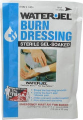 North - 4" Long x 4" Wide, General Purpose Gel Soaked Burn Dressing - White, Nonwoven Bandage - Americas Tooling