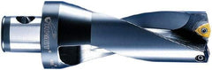 Komet - 4" Max Drill Depth, 2xD, 2" Diam, Indexable Insert Drill - 2 Inserts, ABS 63 Modular Connection Shank - Americas Tooling