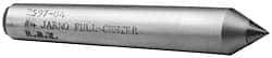 Made in USA - Carbide-Tipped Alloy Steel Standard Point Solid Dead Center - Jarno 12 Taper, 9" OAL - Americas Tooling