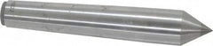 Made in USA - Carbide-Tipped Alloy Steel Standard Point Solid Dead Center - Jarno 6 Taper, 4-1/2" OAL - Americas Tooling