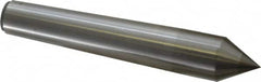 Made in USA - Carbide-Tipped Alloy Steel Standard Point Solid Dead Center - Jarno 8 Taper, 6" OAL - Americas Tooling