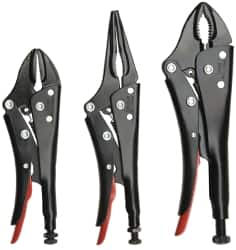 Proto - 3 Piece Locking Plier Set - Comes in Pouch - Americas Tooling