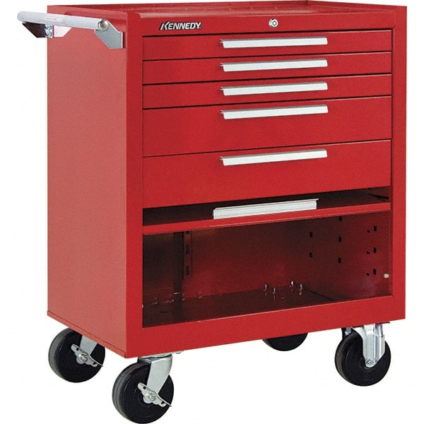 Kennedy - 5 Drawer 1,400 Lb Capacity Steel Roller Cabinet - Americas Tooling