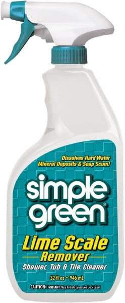 Simple Green - 32 oz Spray Bottle Liquid Bathroom Cleaner - Wintergreen Scent, Lime Scale Remover - Americas Tooling