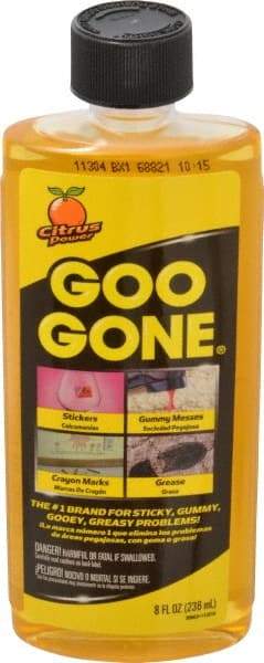 Value Collection - 8 oz Bottle Adhesive Remover - Removes Crayon, Grease, Gum, Stickers, Tape & Tar - Americas Tooling