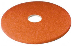 3M - Spray Buffing Pad - 21" Machine, Red Pad, Polyester - Americas Tooling