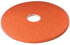 3M - Spray Buffing Pad - 16" Machine, Red Pad, Polyester - Americas Tooling