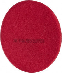 3M - Spray Buffing Pad - 19" Machine, Red Pad, Polyester - Americas Tooling