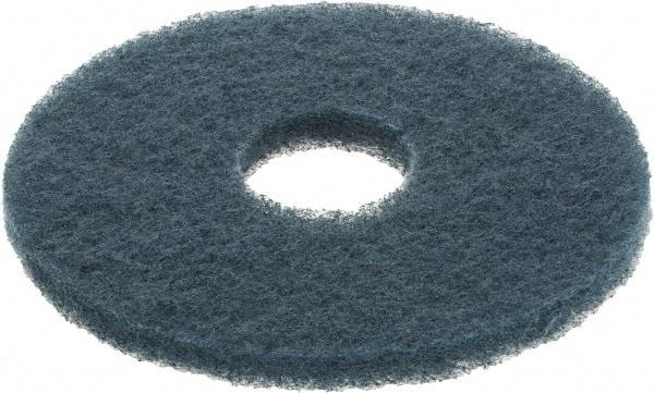 3M - Scrubbing Pad - 12" Machine, Blue Pad, Nylon & Polyester - Americas Tooling