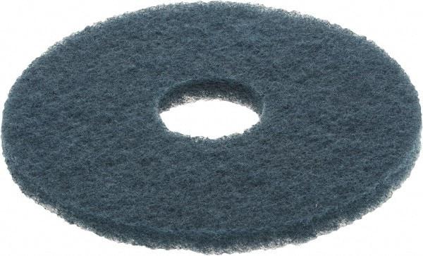 3M - Scrubbing Pad - 13" Machine, Blue Pad, Nylon & Polyester - Americas Tooling