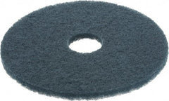 3M - Scrubbing Pad - 16" Machine, Blue Pad, Nylon & Polyester - Americas Tooling