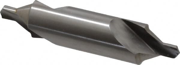 Interstate - #18 Bell Cut 60° Incl Angle High Speed Steel Combo Drill & Countersink - Americas Tooling