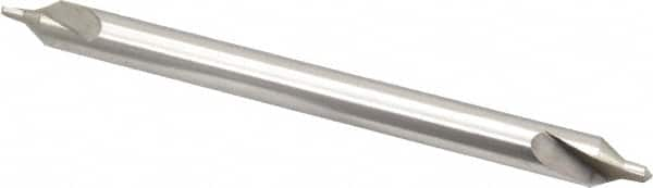 Interstate - #5 Plain Cut 60° Incl Angle High Speed Steel Combo Drill & Countersink - Americas Tooling