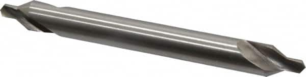 Interstate - #6 Plain Cut 60° Incl Angle High Speed Steel Combo Drill & Countersink - Americas Tooling