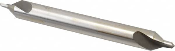 Interstate - #7 Plain Cut 60° Incl Angle High Speed Steel Combo Drill & Countersink - Americas Tooling