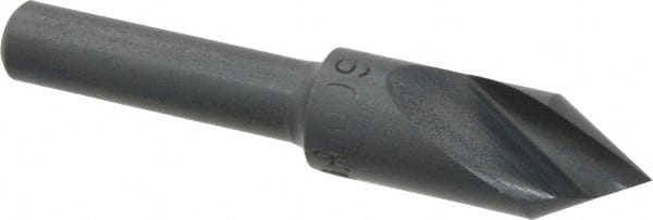 M.A. Ford - 3/8" Head Diam, 1/4" Shank Diam, 1 Flute 60° High Speed Steel Countersink - Americas Tooling