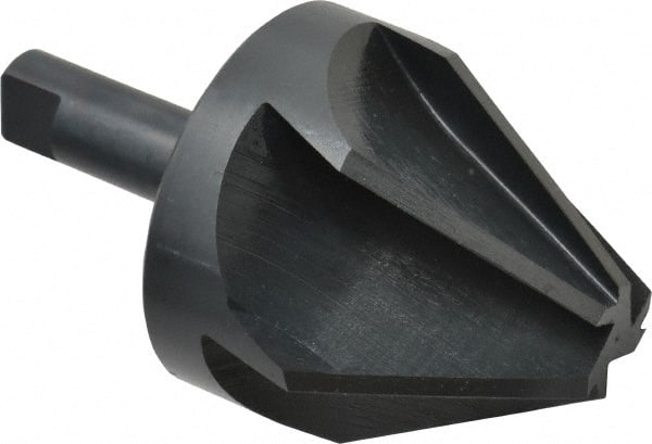 M.A. Ford - 3" Head Diam, 3/4" Shank Diam, 6 Flute 60° High Speed Steel Countersink - Americas Tooling