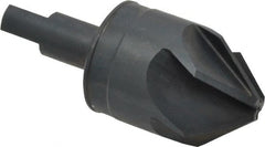 M.A. Ford - 1-1/4" Head Diam, 1/2" Shank Diam, 6 Flute 82° High Speed Steel Countersink - Americas Tooling